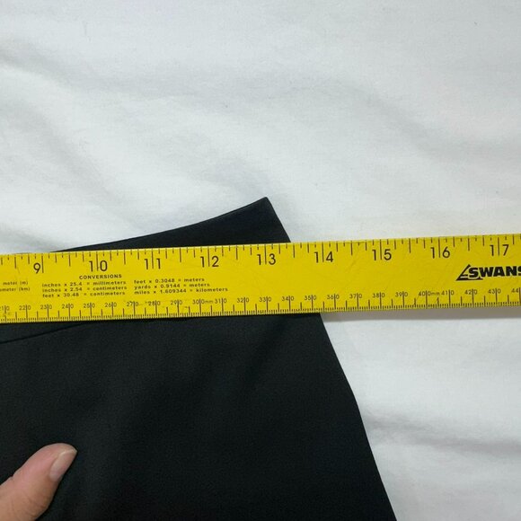 Alice and Olivia Classic Black Wide Leg Pants Size 4, 30" Inseam 16" Leg Flare - Picture 9 of 9